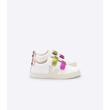 Veja ESPLAR LEATHER Kids' Sneakers Multicolor | CA 817WNB